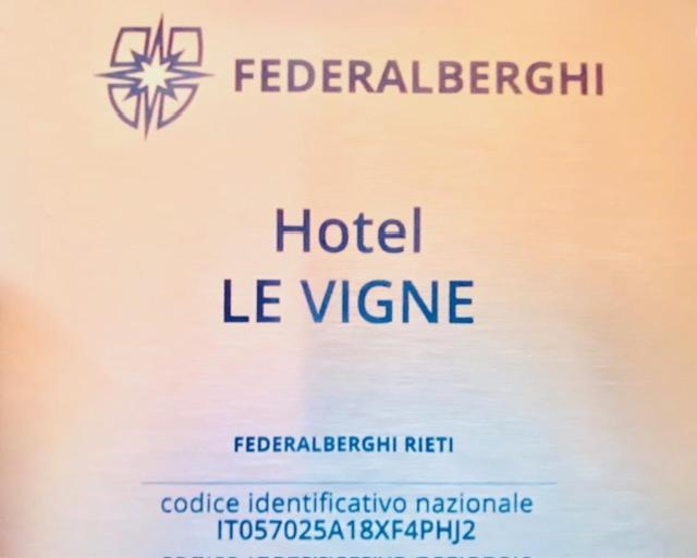 Contigliano Hotel Le Vigne מראה חיצוני תמונה